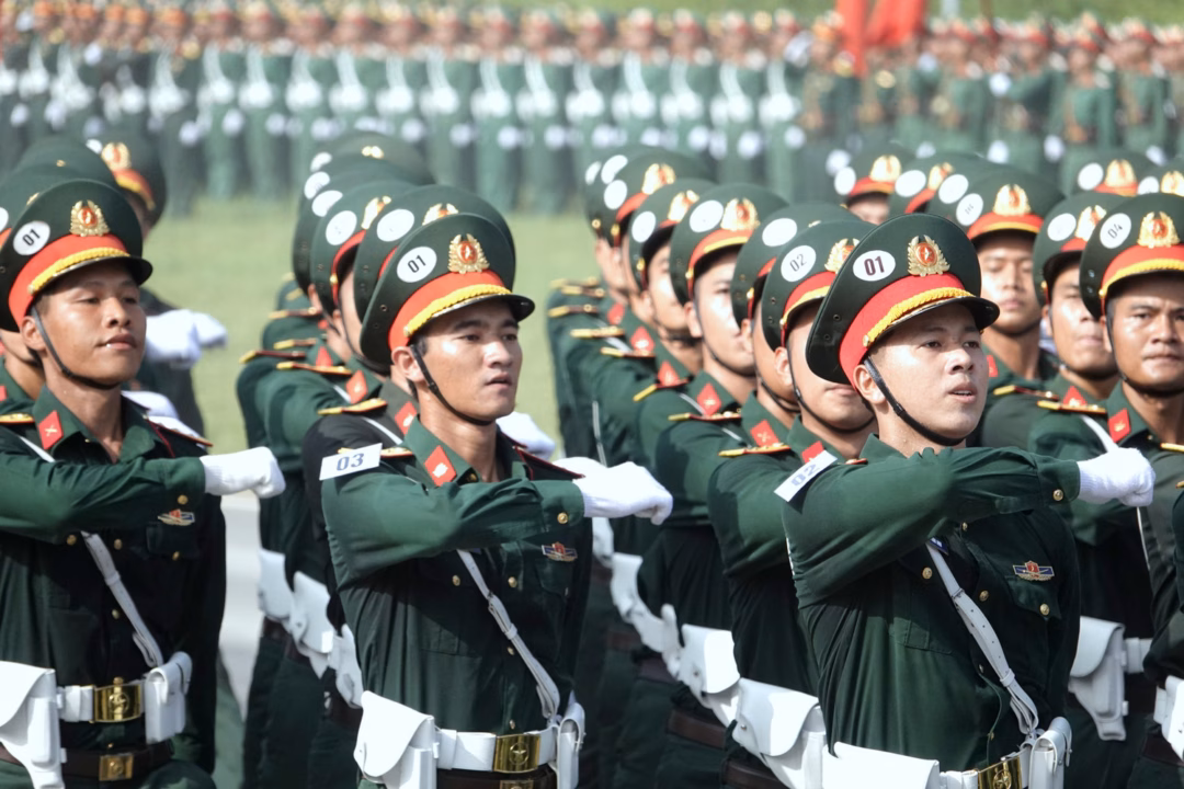 Khối sĩ quan Cảnh sát biển Việt Nam.