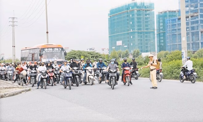 Bắc Ninh: Tăng cường giải pháp giảm ùn tắc giao thông quanh Khu công nghiệp Quang Châu