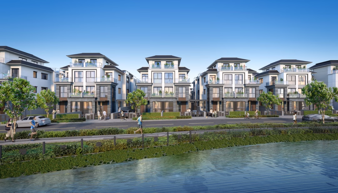 Gladia by the Waters – Không gian sống hoàn hảo giữa thiên nhiên và tiện nghi hiện đại Toàn bộ khu biệt thự, nhà và cảnh quan đã hoàn thiện, sẵn sàng để khách hàng tham quan trực tiếp.