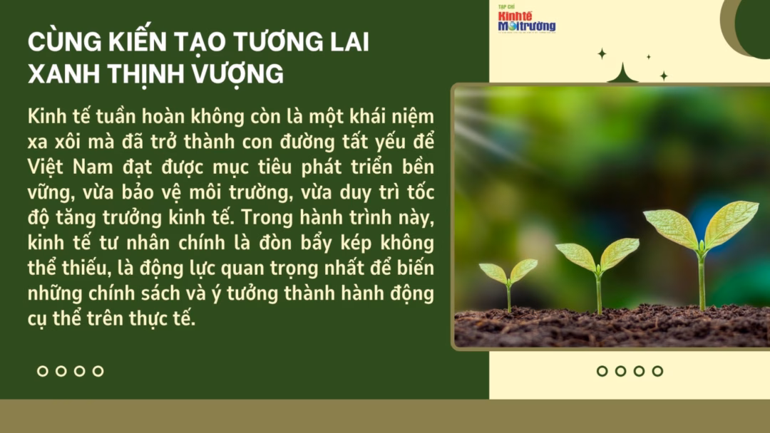 Kinh tế tuần hoàn & kinh tế tư nhân: Đòn bẩy kép cho Việt Nam xanh, thịnh vượng - Ảnh 7