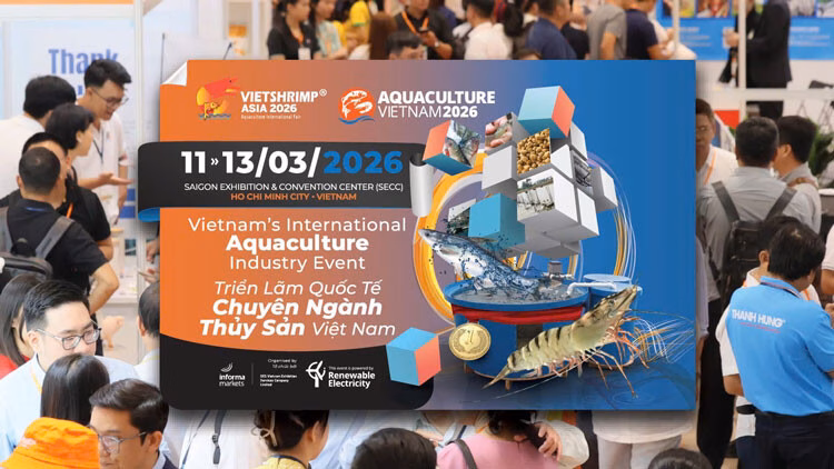 Triển lãm Thủy sản và Tôm châu Á 2026: Cơ hội lớn cho ngành thủy sản Việt Nam