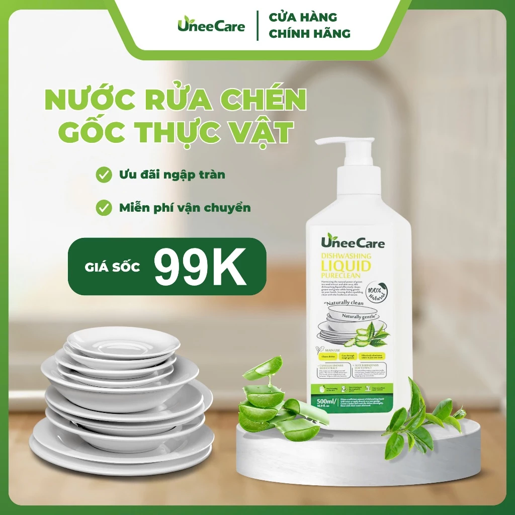Tại sao nước rửa chén sinh học UneeCare lại là lựa chọn thông minh cho gia đình bạn?