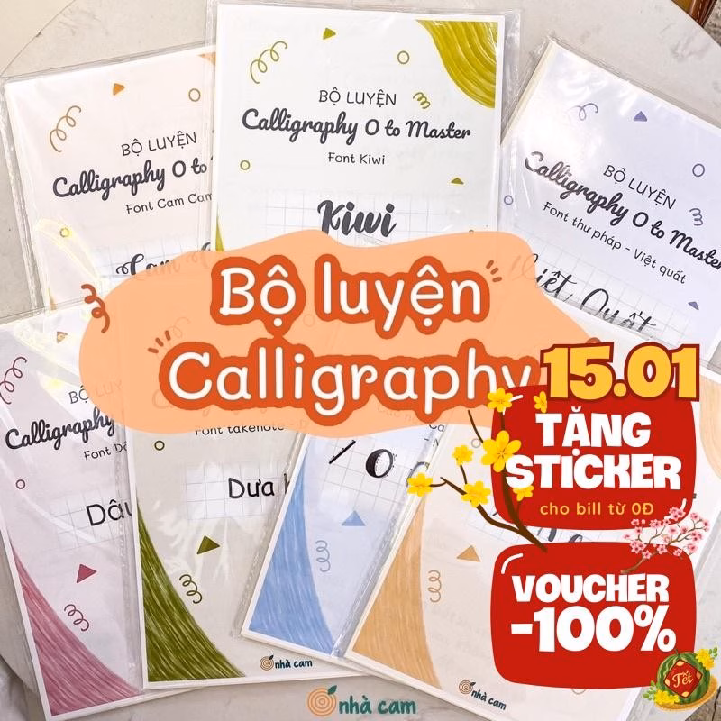 Làm sao để giúp con viết chữ đẹp hơn mà không tốn kém – Bí quyết từ bộ luyện chữ Calligraphy giấy Caro Nhà Cam