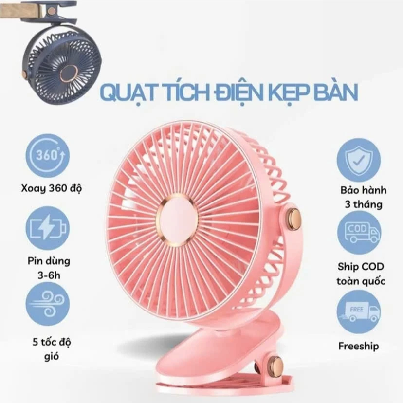 Tôi đã bỏ qua một điều khi mua quạt tích điện kẹp bàn và đây là bài học tôi rút ra