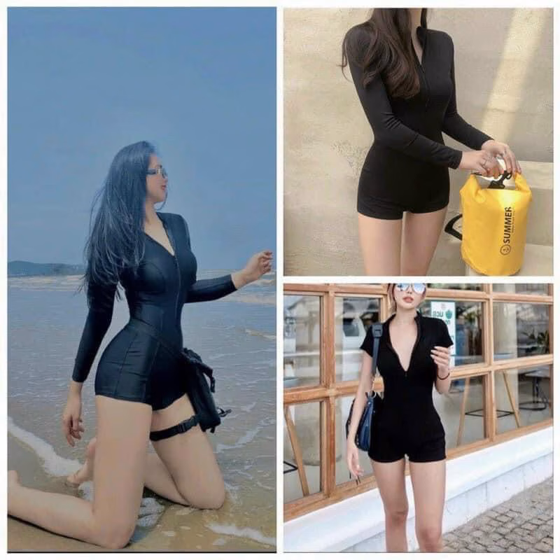 Khi mặc đồ bơi một mảnh, bạn có biết bí quyết để không bị hớ hênh khi拍照 ở bãi biển?