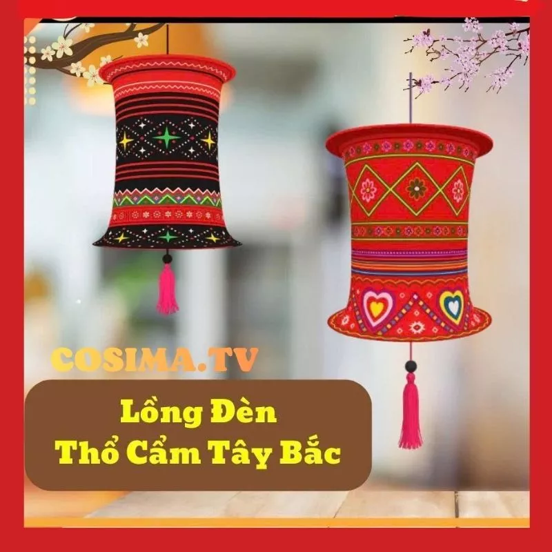 Lồng đèn thổ cẩm – Bí quyết tạo không khí Tết cổ điển mà không phải ai cũng biết!