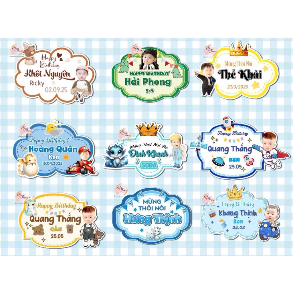 Làm thế nào để bảng tên sinh nhật cho bé trở thành món quà ý nghĩa mà không tốn kém?