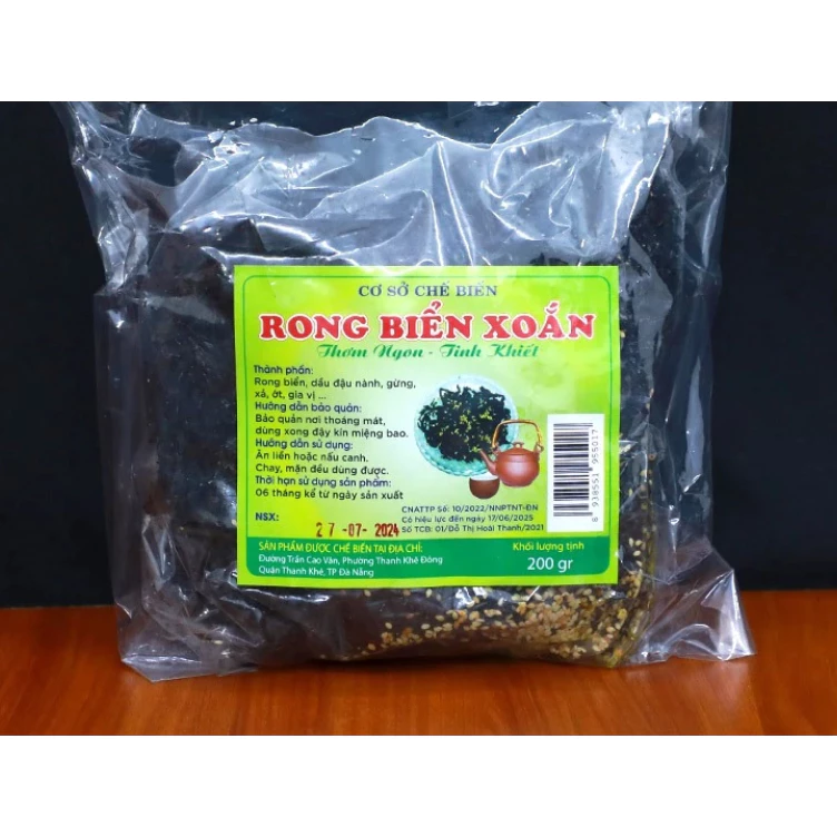 Làm thế nào để chọn rong biển xoắn ăn liền đúng điệu mà không bị ngậm nước thừa?