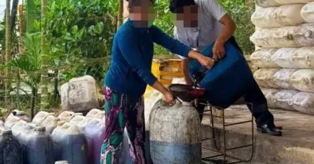 Cảnh sát Phước Giang thu giữ 1,9 tấn dầu ăn và mỡ heo đã qua sử dụng, cảnh báo rủi ro pháp lý và môi trường