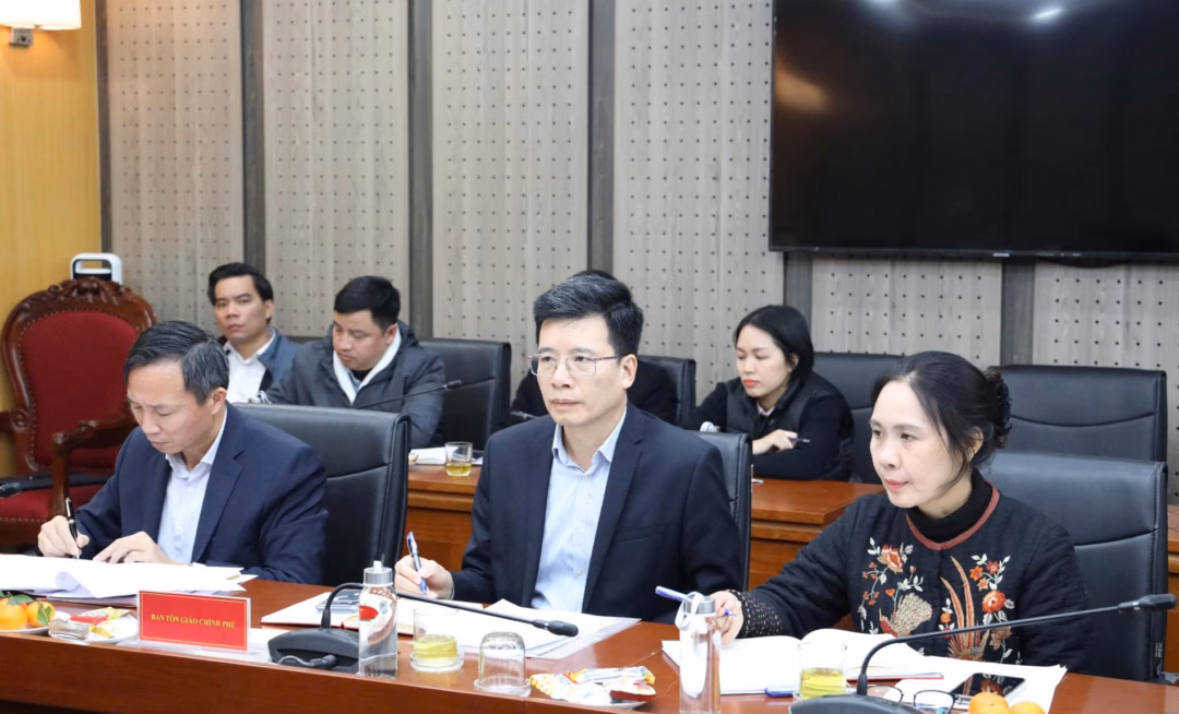 L&atilde;nh đạo Ban T&ocirc;n gi&aacute;o Ch&iacute;nh phủ