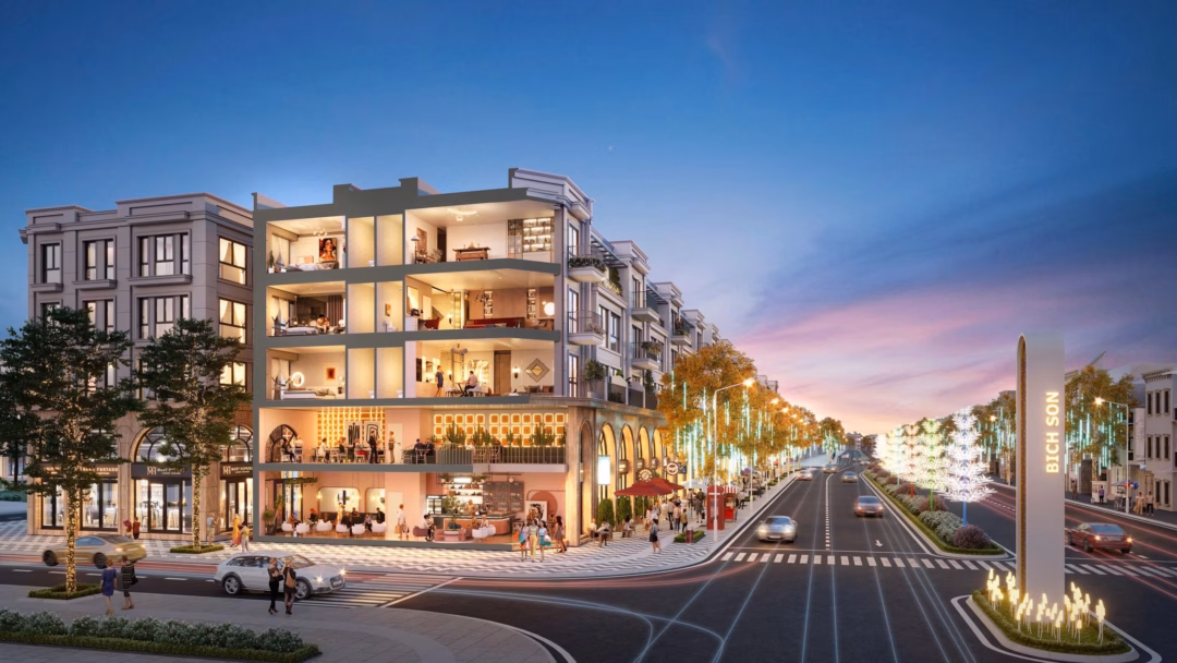 Thiết kế shophouse B&iacute;ch Sơn Central Point &ndash; m&ocirc; h&igrave;nh trung t&acirc;m thương mại mini