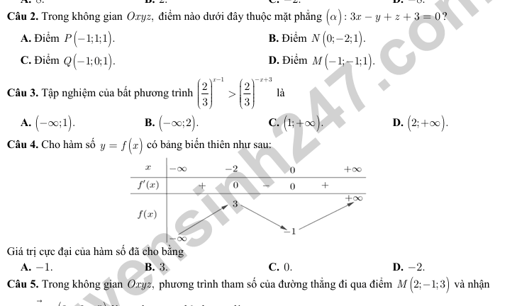 Quế Ngọc Hải rời B.Bình Dương để gia nhập HAGL vì bầu Đức? Tuyển tập top đề thi thử tốt nghiệp THPT năm 2025 môn Toán có đáp án