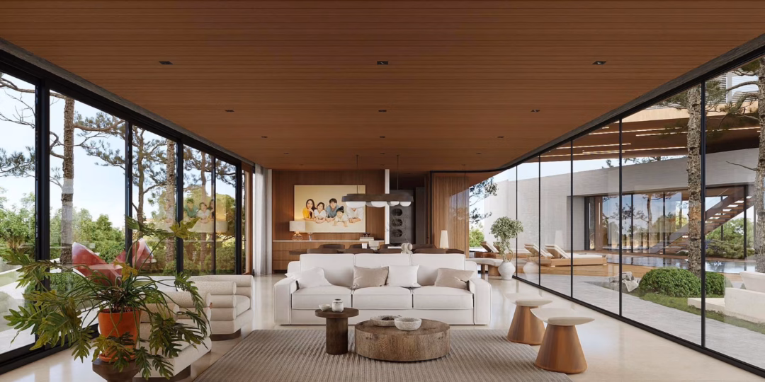 Thanh Thảo tâm sự lý do từ bỏ penthouse trung tâm thành phố để về biệt thự ngoại ô sống Bức ảnh được cho là thiết kế nhà mới của gia đình Hoàng Bách.