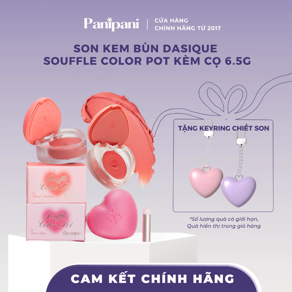 Vì Sao Son Kem Bùn DASIQUE Souffle Color Pot 6.5g Là Lựa Chọn Hàng Đầu Cho Môi Mềm Mịn Mùa Đông?