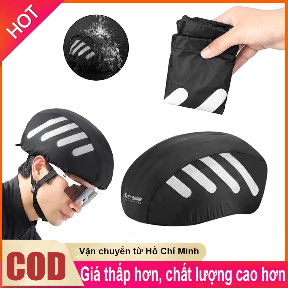 Mẹo chọn mũ bảo hiểm xe đạp phản quang giúp bạn an toàn hơn khi đạp xe trong mưa