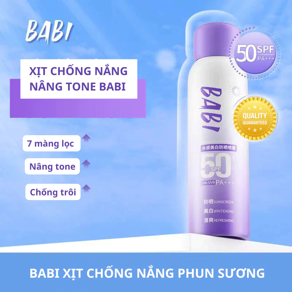 Lầm Tưởng Về Kem Chống Nắng: Tôi Đã Sử Dụng Xịt Chống Nắng BABI SPF50 PA++++ Như Thế Nào?