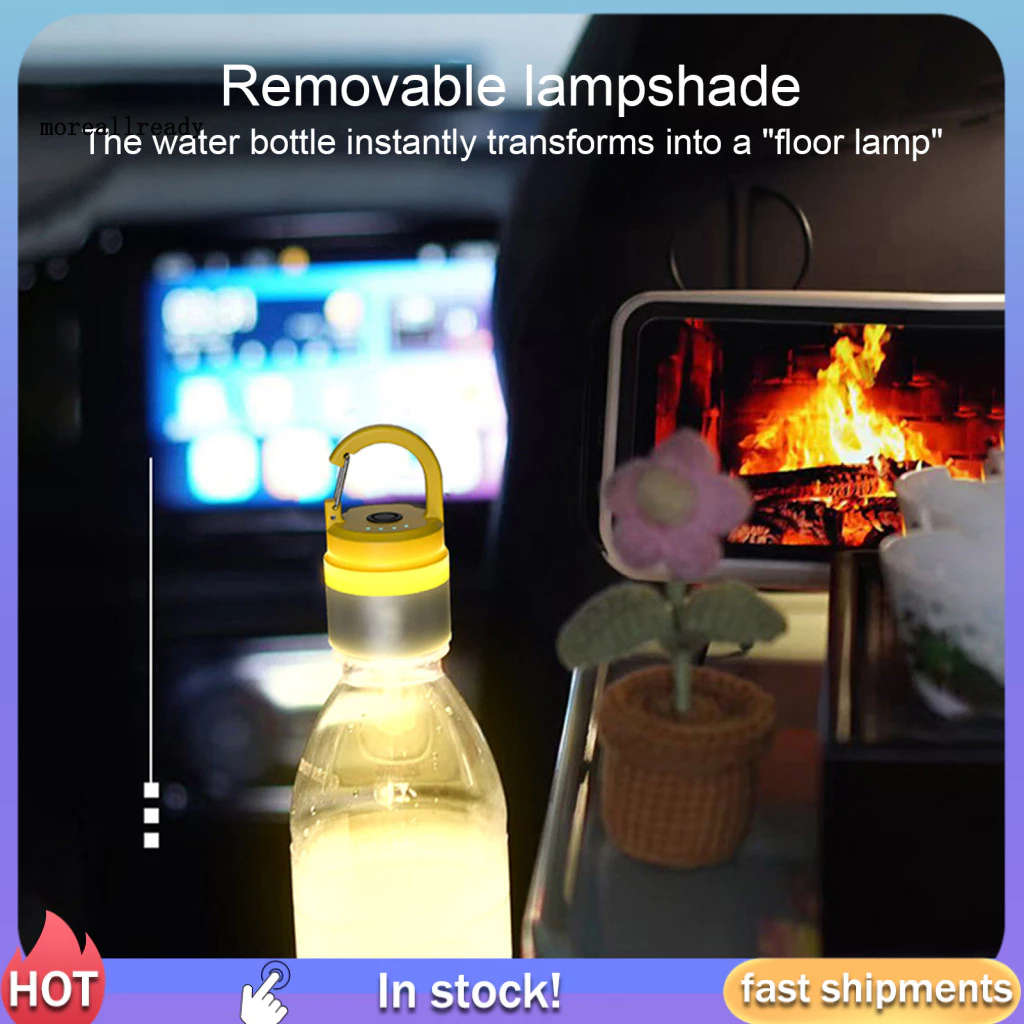 Tại sao đèn cắm trại hình chai USB vẫn sáng dù bạn ở ngoài trời mưa?