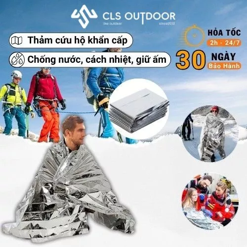 Làm thế nào để chọn chăn cứu sinh cách nhiệt phù hợp cho chuyến đi phượt dài ngày?