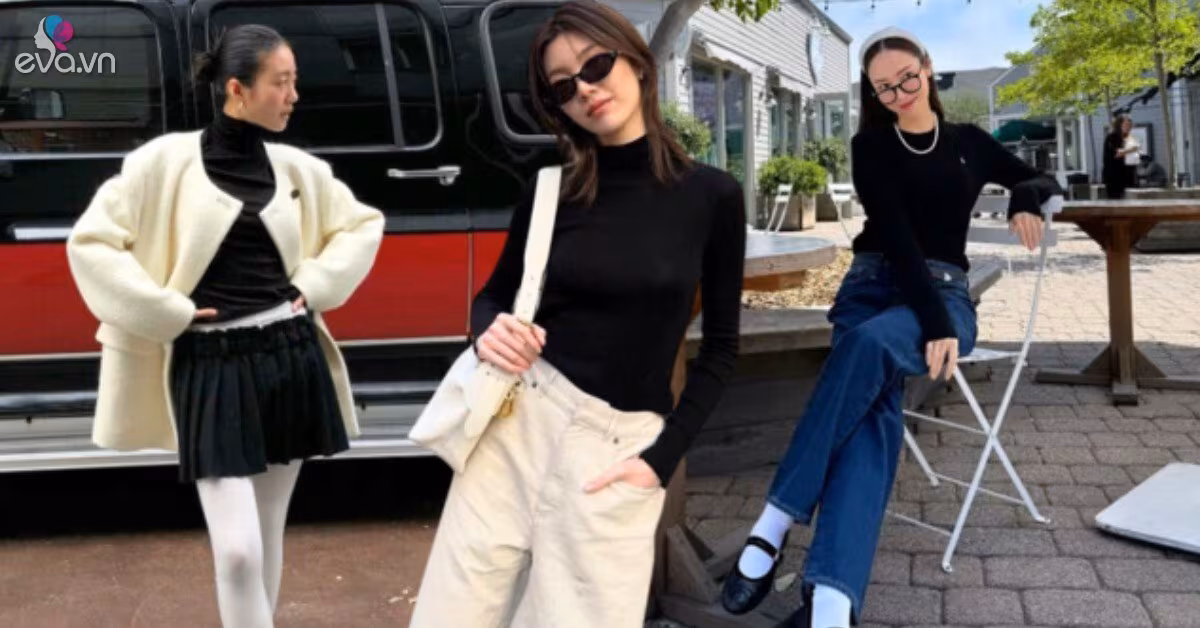 8 cách phối áo len đen mùa đông để luôn trẻ trung và thời thượng