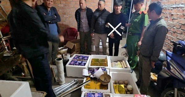 Cảnh sát Đắk Lắk tạm giữ thanh niên 23 tuổi tự chế tạo 1,8 tạ pháo nổ