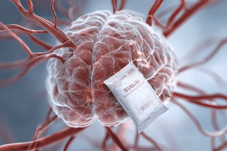 Chất tạo ngọt erythritol được sử dụng phổ biến trong các loại thực phẩm như nước tăng lực và nhiều sản phẩm "ít đường", "ăn kiêng" khác, vốn được xem là an toàn, nhưng hóa ra không phải vậy - Ảnh: Neuroscience News