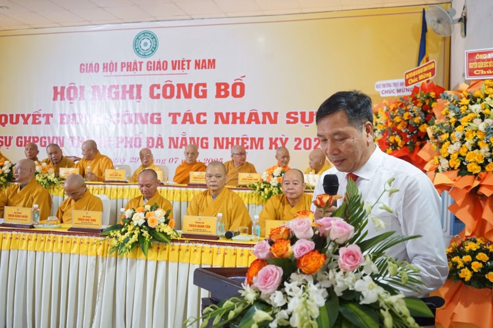 Công bố quyết định nhân sự Ban Trị sự Phật giáo TP Đà Nẵng nhiệm kỳ 2022-2027
