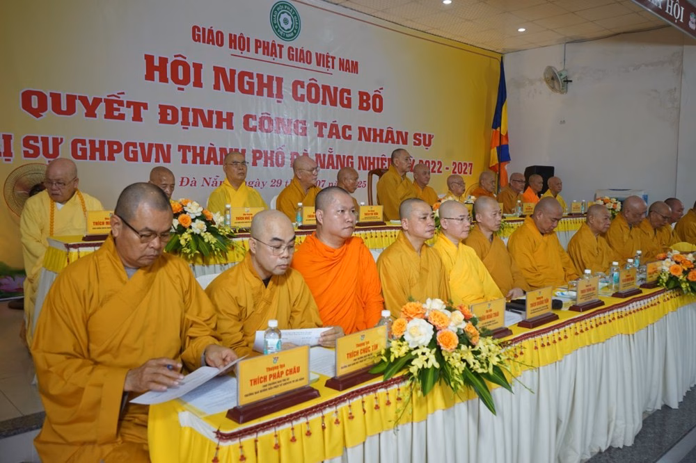 Công bố quyết định nhân sự Ban Trị sự Phật giáo TP Đà Nẵng nhiệm kỳ 2022-2027