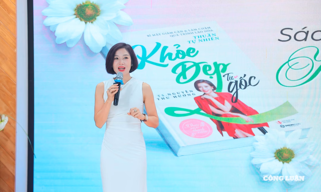 Ts. Nguyễn Thu Hương ra mắt cuốn sách Khỏe đẹp từ gốc tại Hà Nội TS. Nguyễn Thu Hương, Chủ tịch WLIN Global Holdings, Tổng Giám đốc Nam Hương Media Group, đồng thời giữ vai trò Phó Chủ tịch Hội Khoa học Thể dục Thể thao Việt Nam chia sẻ tại sự kiện ra mắt sách "Khỏe đẹp từ gốc".