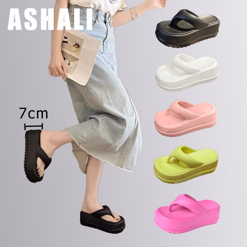 Mặc dép xỏ ngón Hàn Quốc đế dày 6cm: Bí mật về sự thoải mái mà các cô nàng nhỏ nhắn cần biết