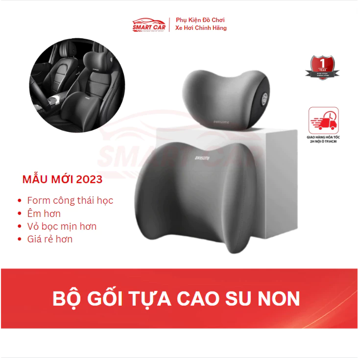 Tại Sao Gối tựa Đầu Ô Tô Bằng Cao Su Non Mềm Mại Là cứu cánh Cho Các Chuyến đi Xa
