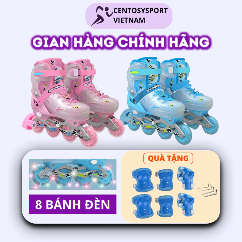 Tại sao giày patin trẻ em 8 bánh đèn phát sáng lại là sự lựa chọn hoàn hảo cho những đứa trẻ năng động?