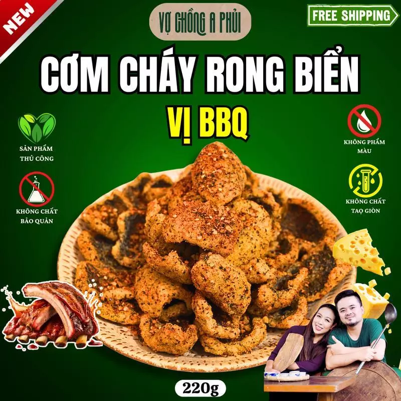 Làm thế nào để ăn cơm cháy rong biển không bị khô cứng và mất ngon?