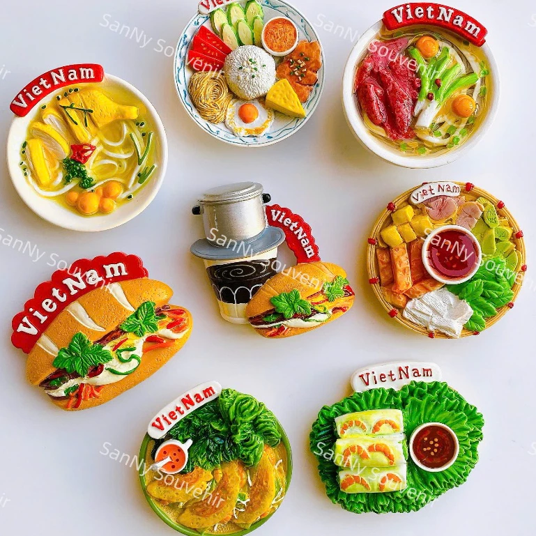 Tại sao nam châm lưu niệm chủ đề ăn uống lại trở thành món quà ý nghĩa cho bạn bè và gia đình khi đi du lịch?