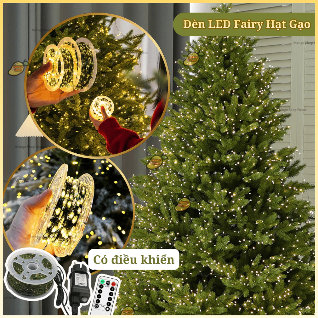 Làm thế nào để sử dụng đèn LED hạt gạo trang trí Noel mà không bị chập điện?