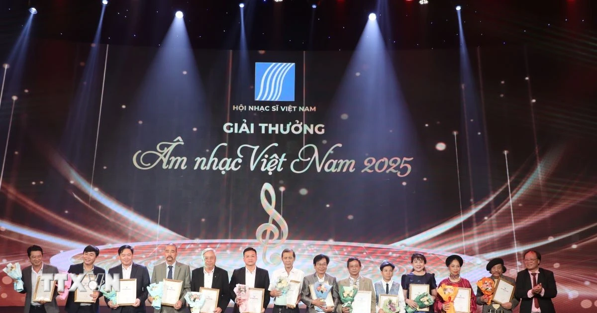 Giải thưởng Âm nhạc Việt Nam 2025: Tôn vinh nhạc sỹ, nghệ sỹ xuất sắc và những tác phẩm đột phá