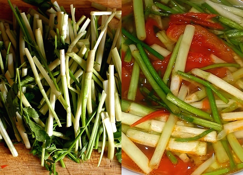 Rau cần nước: Thực phẩm chống oxy hoá, phòng ngừa ung thư và canh ngon