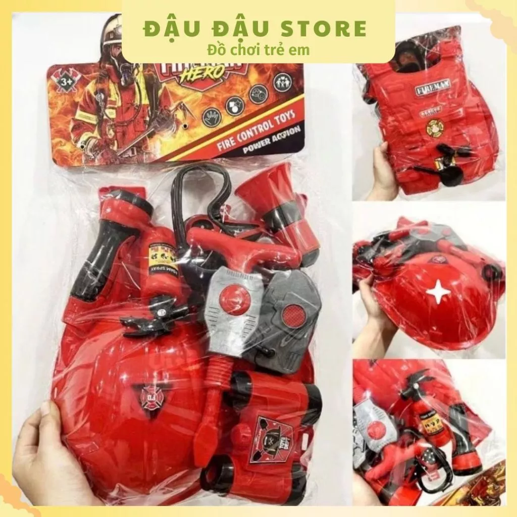 Con muốn nhập vai lính cứu hỏa, liệu đồ chơi giả lập có thực sự dạy được kỹ năng phòng cháy?