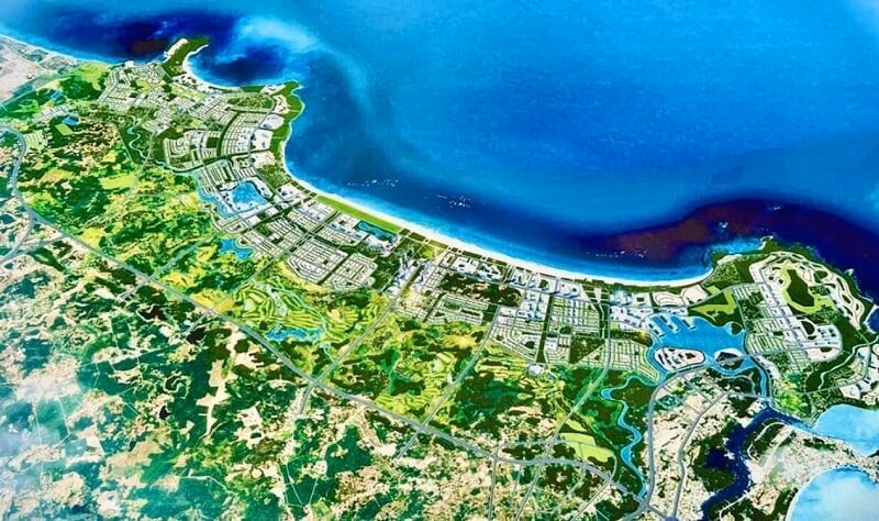 Bên cạnh công nghiệp, Khu kinh tế (KKT) Dung Quất phát triển thêm các dự án bất động sản quy mô lớn vừa được chấp thuận đầu tư. Ảnh: T.V.