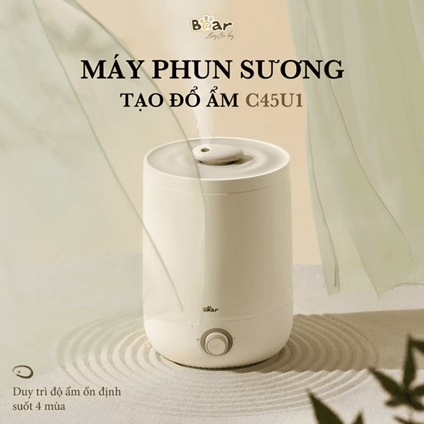 Làm sao để máy phun sương hình thú thực sự giúp giảm khô da trong mùa hè?