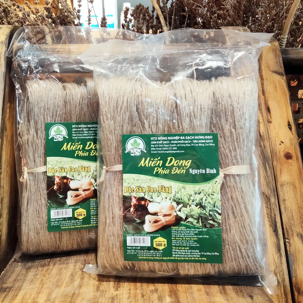 Làm thế nào để chọn miến dong Phia Đén Nguyên Bình ‘chuẩn’ Cao Bằng không bị giả?