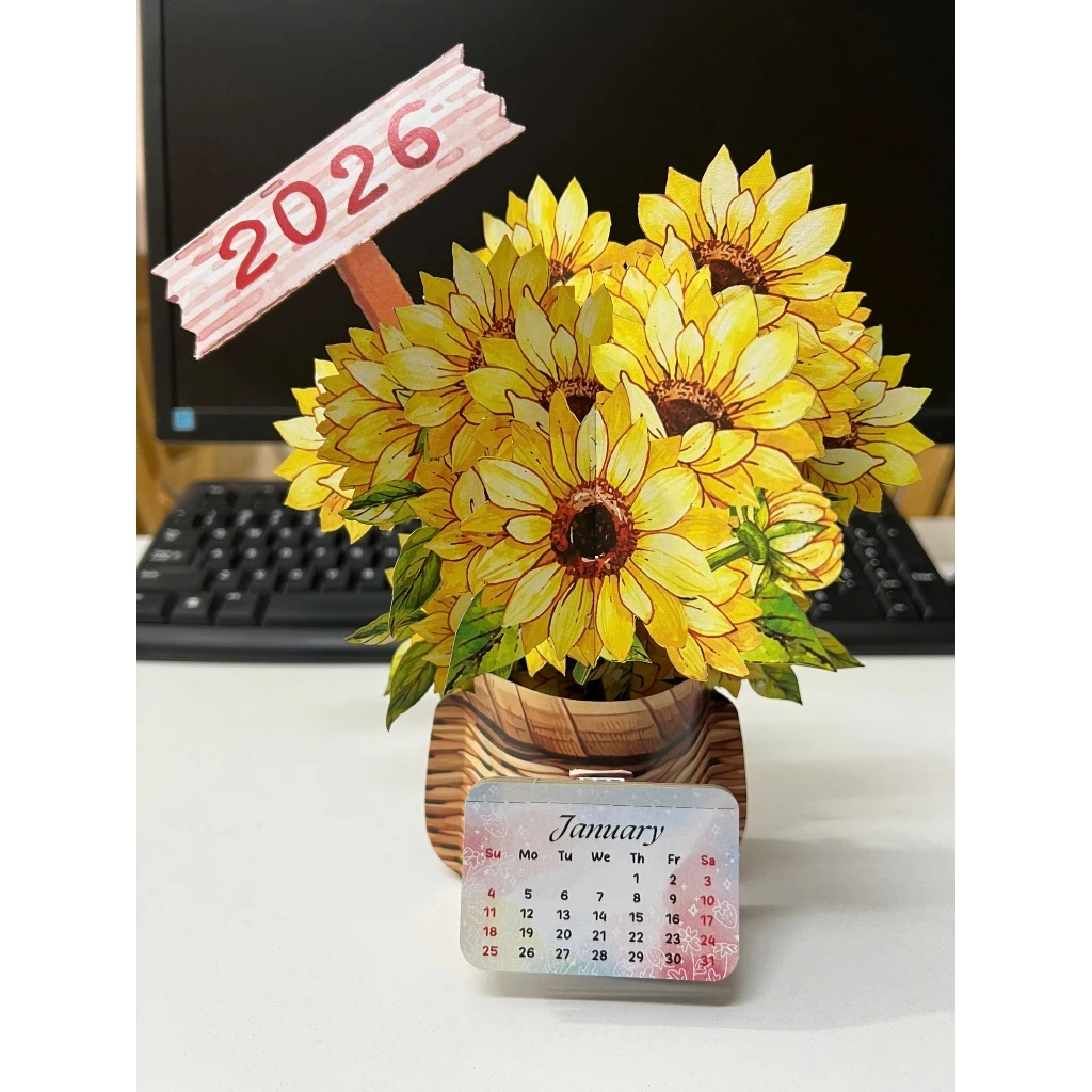 Tôi đã chọn lịch để bàn 3D hoa hướng dương và đây là những điều bạn cần biết để tránh lãng phí tiền