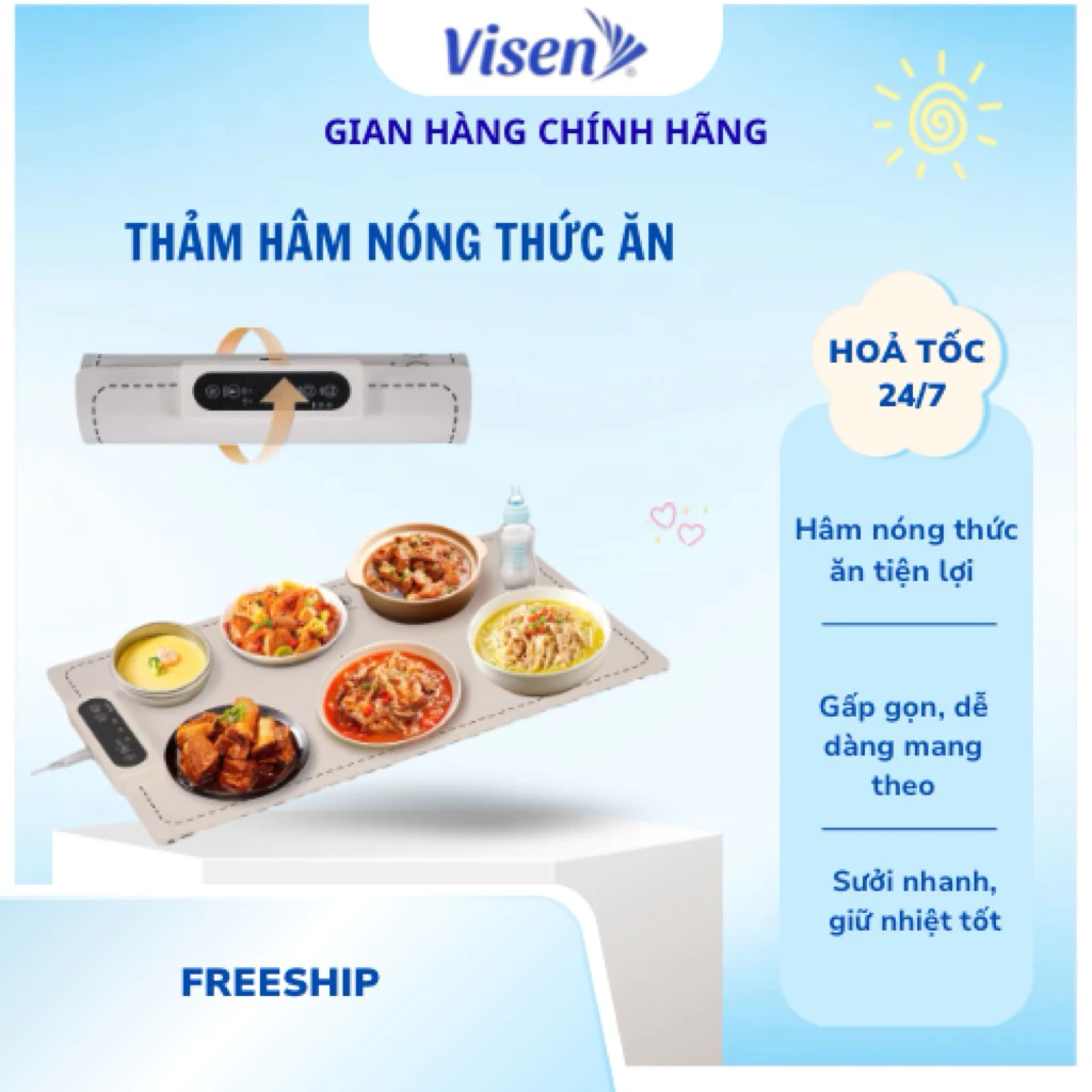 Khi muốn giữ ấm món ăn ngay sau khi nấu, tấm lót giữ nhiệt điện gấp gọn lại là bí quyết ít ai ngờ tới