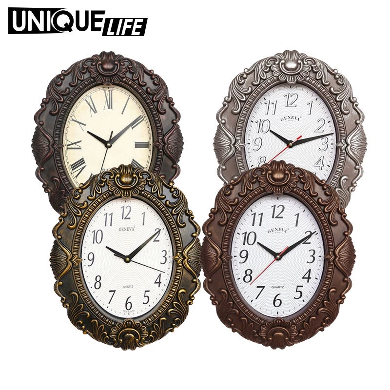 Sự yên tĩnh bất ngờ của đồng hồ treo tường oval 14 inch khiến không gian làm việc trở nên tập trung hơn