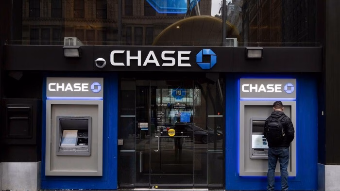 JPMorgan Chase Một điểm giao dịch của ngân hàng JPMorgan Chase tại Mỹ