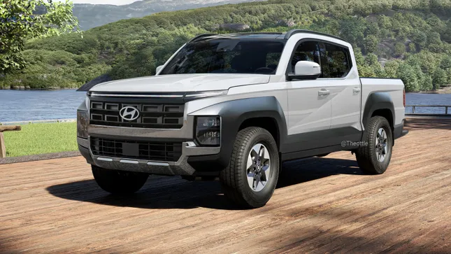 Thiết kế mẫu bán tải Hyundai Thiết kế mẫu bán tải Hyundai