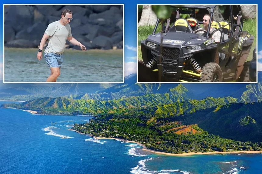 Dự án bất động sản của Mark Zuckerberg gây lo ngại về di sản văn hóa bản địa Hawaii Mark Zuckerberg sở hữu vài triệu m2 ở quần đảo Hawaii. Ảnh: New York Post.