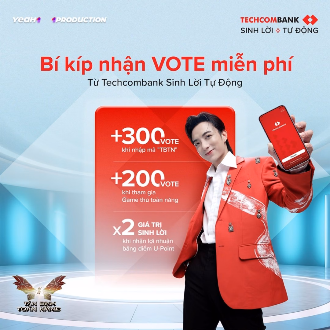 Mỗi khoản sinh lời là đặc quyền bình chọn - mỗi đồng lợi nhuận đều mang theo giá trị kết nối. Ảnh: Techcombank.