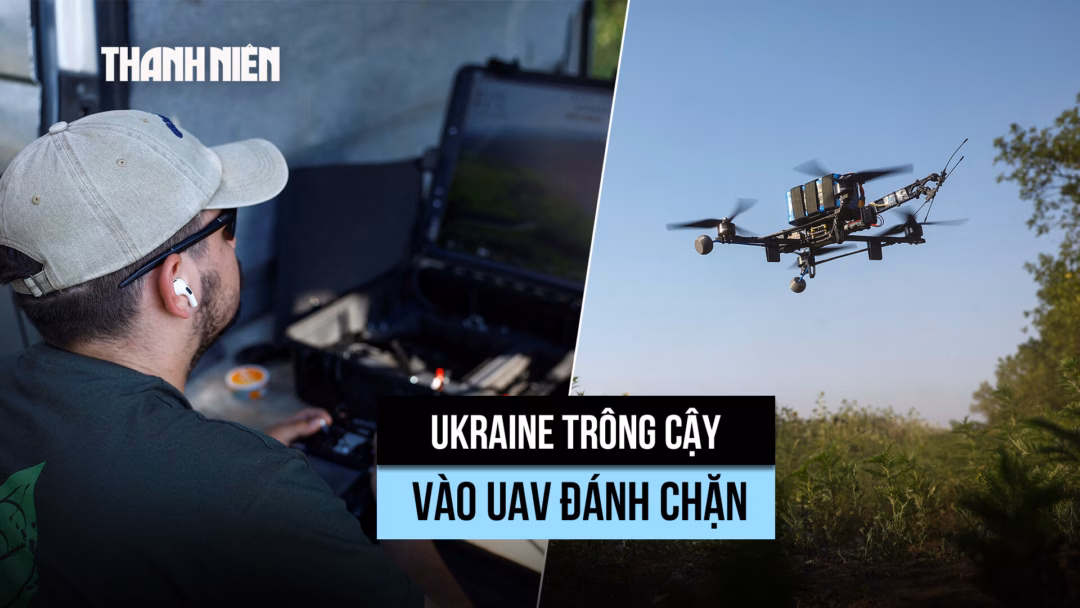 Mẫu UAV Peklo do Ukraine sản xuất được trưng bày tại một triển lãm ở thành phố Kyiv tháng 12.2024