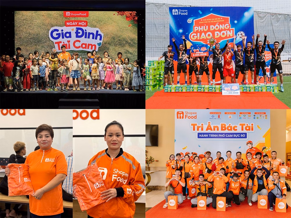 ShopeeFood đồng hành cùng cộng đồng tài xế ShopeeFood đồng hành cùng cộng đồng tài xế thông qua nhiều hoạt động gắn kết được tổ chức xuyên suốt năm 2025.