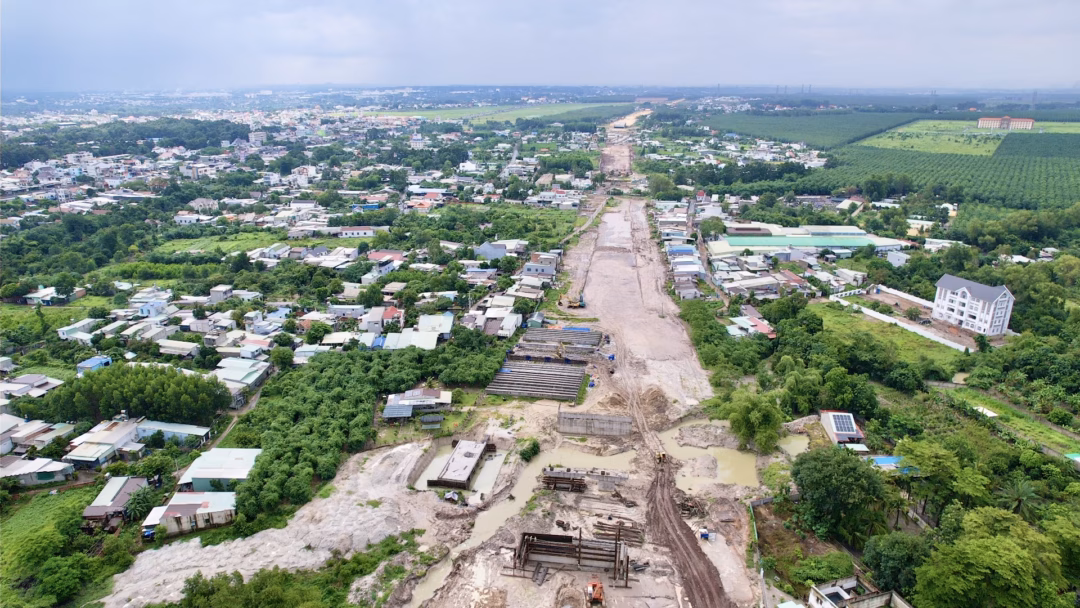 Vị trí khu đất77ha Khu đất77ha tại xã Long Đức, huyện Long Thành